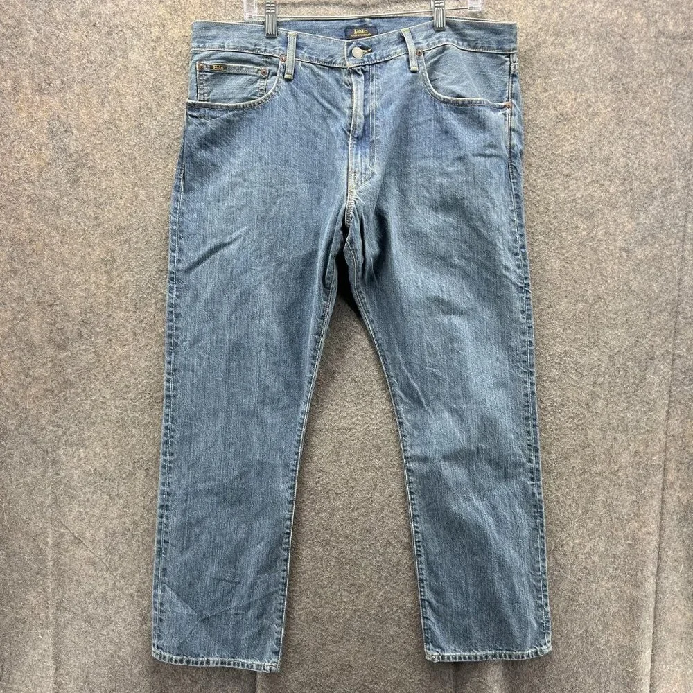 Polo by Ralph Lauren Men's Straight Jeans - Light Blue Denim